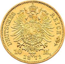 10 marcos 1873 E   "Sajonia"
