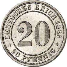 20 Pfennige 1888 E  