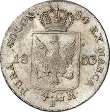 4 гроша 1803 B   "Силезия"