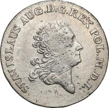 Złotówka (4 groszy) 1776  EB 