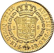 2 escudo 1826 S JB 