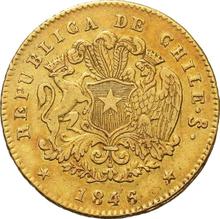 2 escudo 1846 So IJ 