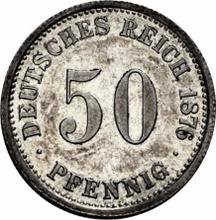 50 Pfennige 1876 D  