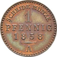 1 Pfennig 1858 A  