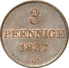 3 пфеннига 1837  G 