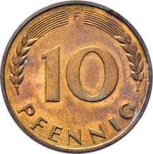 10 Pfennige 1949 F   "Bank deutscher Länder"