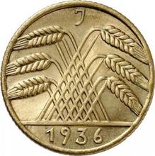 10 Reichspfennigs 1936 J  