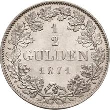 1/2 guldena 1871   