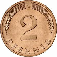 2 Pfennig 1979 G  