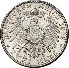 2 marcos 1902 D   "Bavaria"
