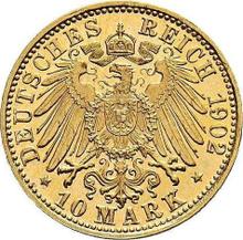 10 marcos 1902 D   "Bavaria"
