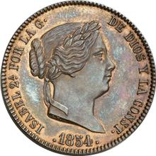 25 Centimos de Real 1854   