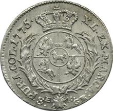 Dwuzłotówka (8 groszy) 1775  EB 