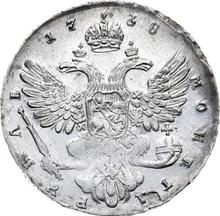 1 rublo 1738    "Tipo Moscú"