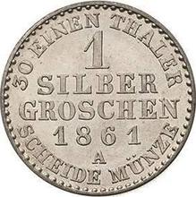 1 silbergroschen 1861 A  