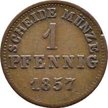 1 пфенниг 1857   