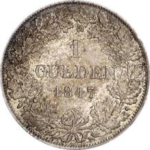 1 gulden 1847   