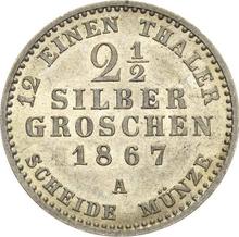 2-1/2 silbergroschen 1867 A  