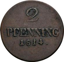 2 Pfennige 1814   