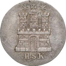 1 Shilling 1841  H.S.K. 