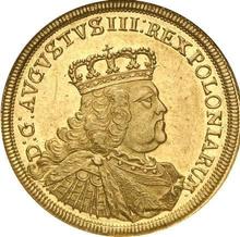 10 Taler (Doppelter August d'or) 1754  EC  "Kronen"