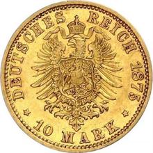 10 марок 1875 A   "Пруссия"