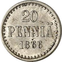 20 penni 1866    (Próba)