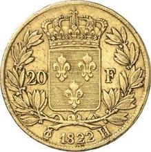 20 franków 1822 H  