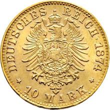 10 марок 1874 F   "Вюртемберг"