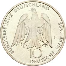 10 марок 1999 F   "Гёте"