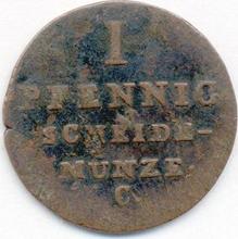 1 fenig 1825 C  