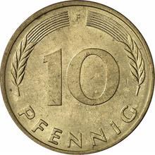 10 Pfennig 1981 F  