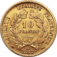 10 francos 1851 A  