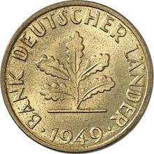 1 пфенниг 1949 F   "Bank deutscher Länder"