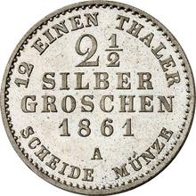 2-1/2 Silbergroschen 1861 A  