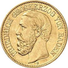 10 marcos 1888 G   "Baden"