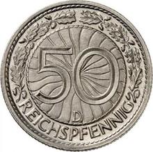 50 Reichspfennigs 1927 D  