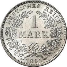 1 марка 1881 J  