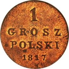 1 Grosz 1817  IB  "Long tail"