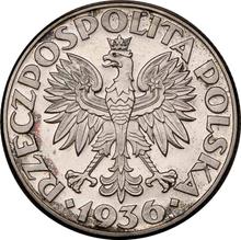 2 złote 1936    "Żaglowiec" (PRÓBA)