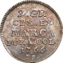 Półzłotek (2 groszy) 1766  FS 