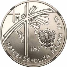 10 złotych 1999 MW  RK "Jan Paweł II"