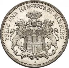 2 марки 1914 J   "Гамбург"