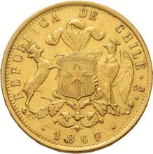 10 Pesos 1867 So  