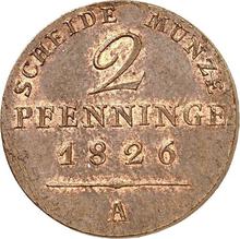 2 Pfennige 1826 A  