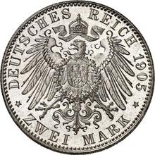 2 марки 1905 J   "Гамбург"