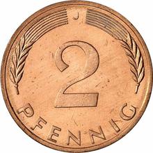 2 Pfennig 1975 J  