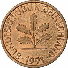 1 Pfennig 1991 J  