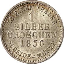 1 серебряный грош 1856   