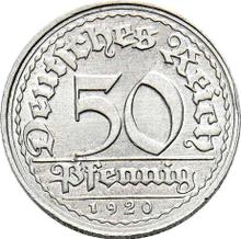 50 пфеннигов 1920 D  